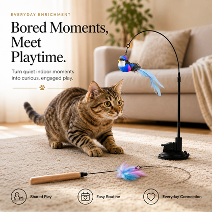 Cat Toy Wand Auto Interactive Toys