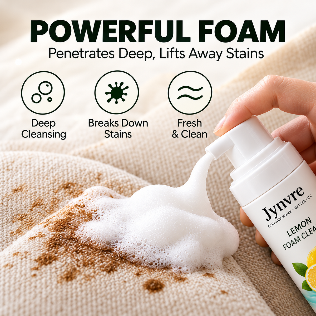 Jynvre Lemon Foam Cleaner