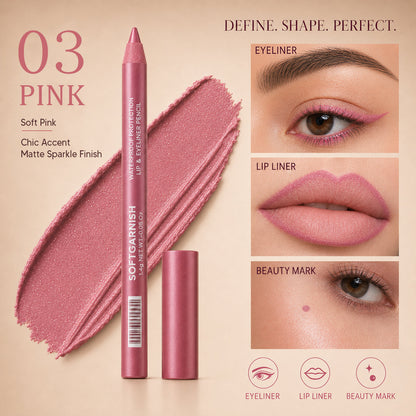 12-SHADE COLORED GEL EYELINER + METALLIC & SHIMMER FINISHES