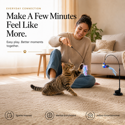 Cat Toy Wand Auto Interactive Toys