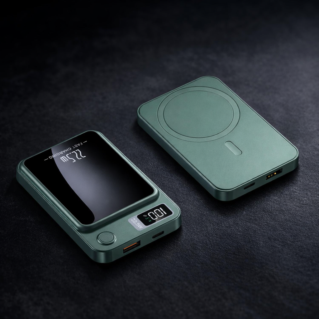 🔋 Magnetic Power Bank, Refined for Everyday Carry