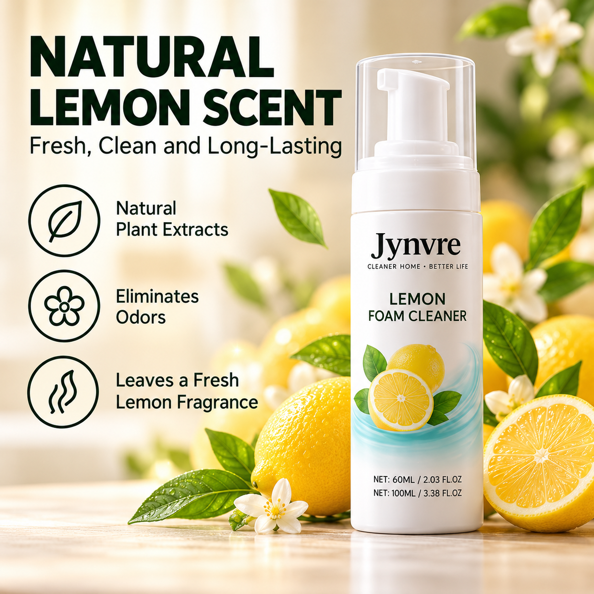 Jynvre Lemon Foam Cleaner