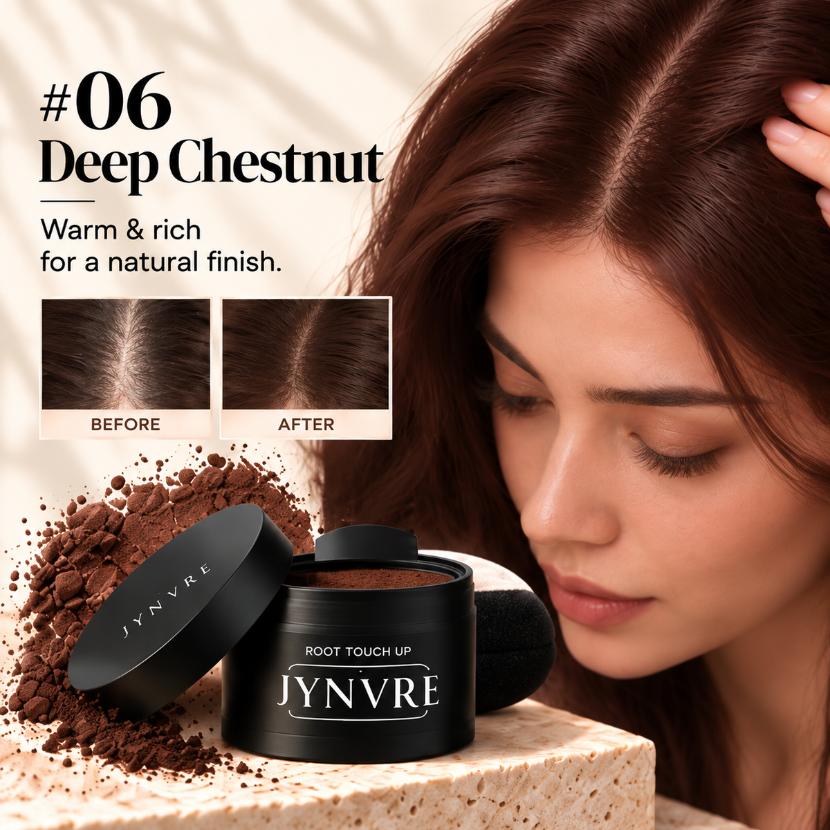 JYNVRE Root Touch Up Hairline Powder 4g