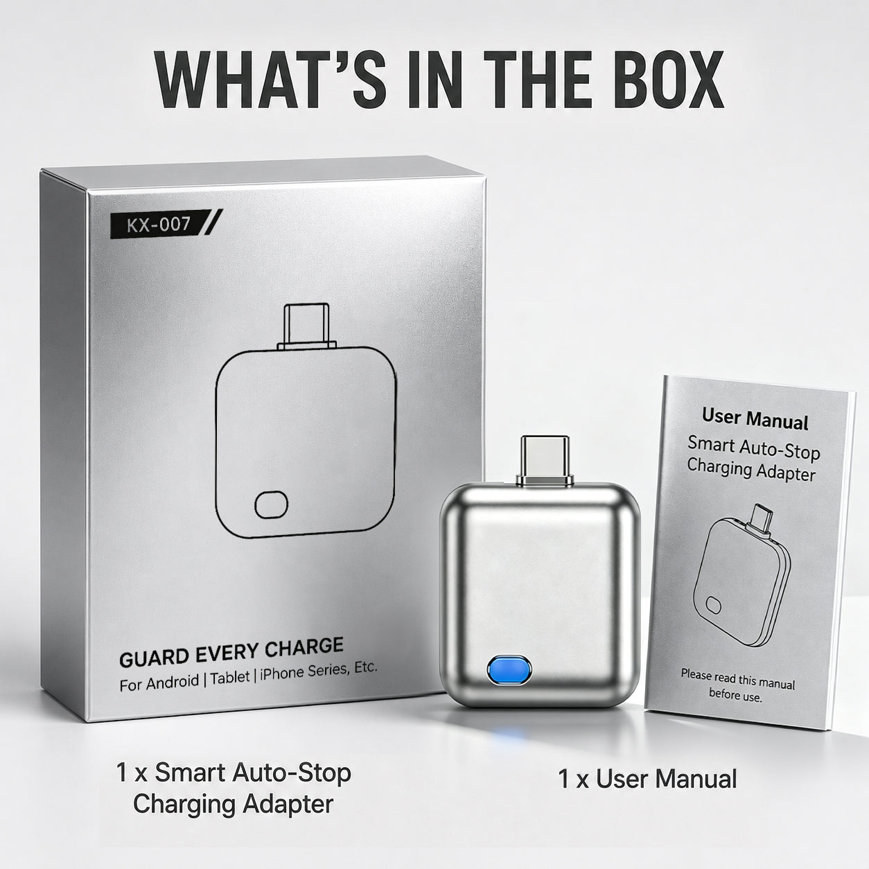 140W Smart Auto-Stop Charging Adapter