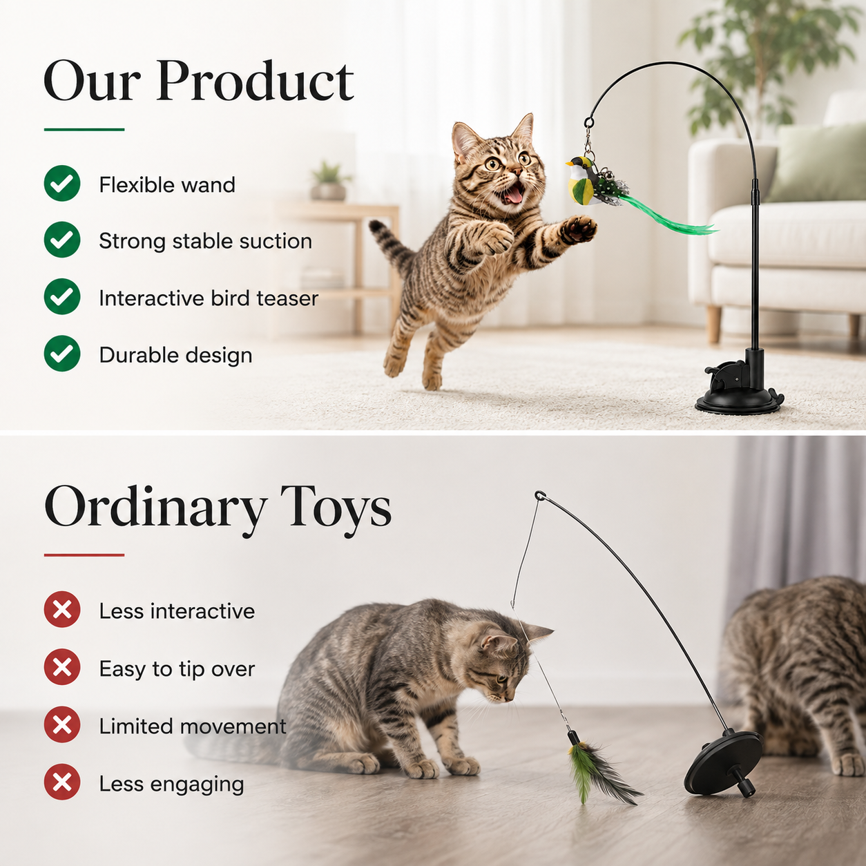 Cat Toy Wand Auto Interactive Toys
