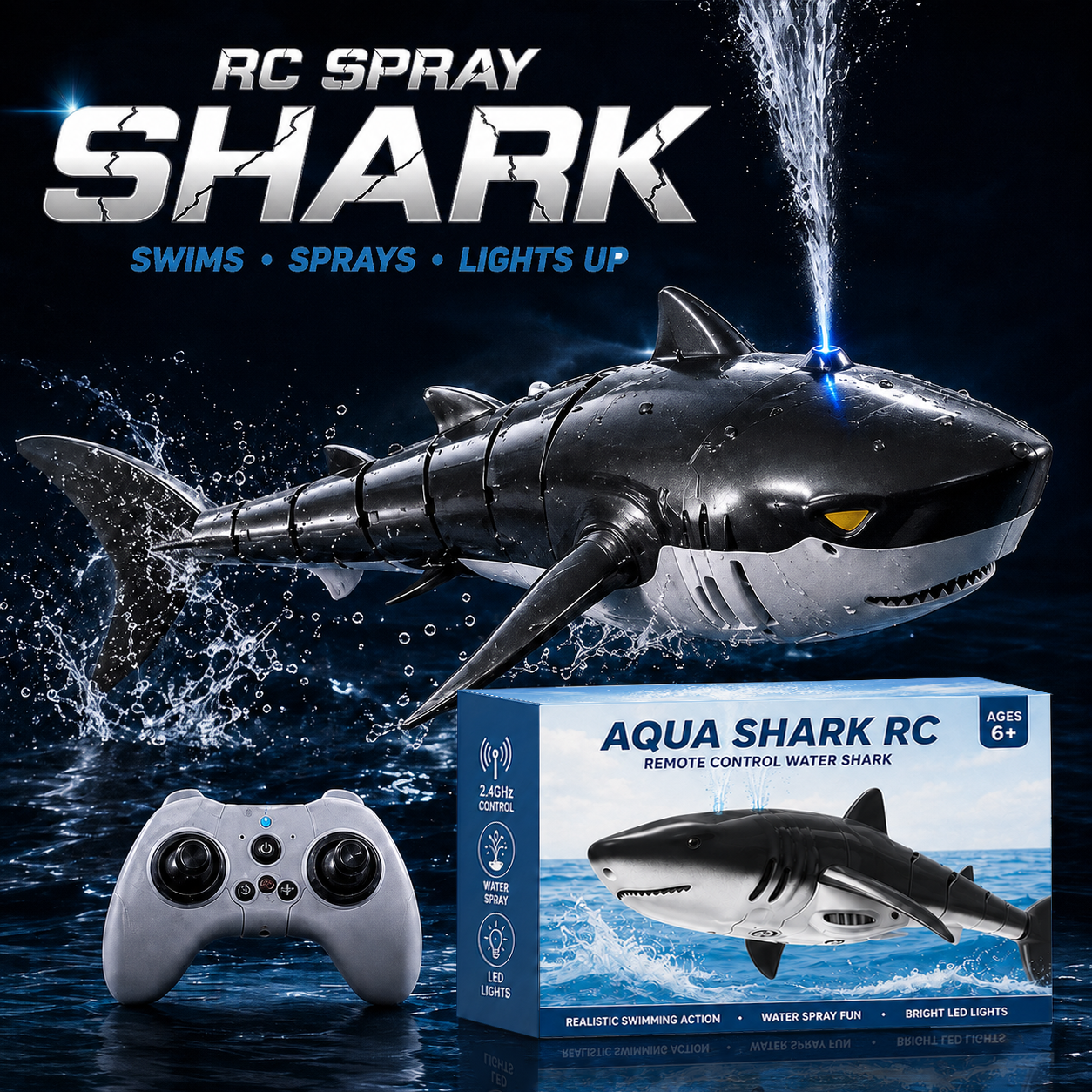 Remote Control Shark Toy