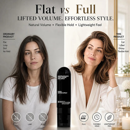 90ml Fluffy Hair Shaping Spray Long Lasting Volumizing Mist with Peach Fragrance