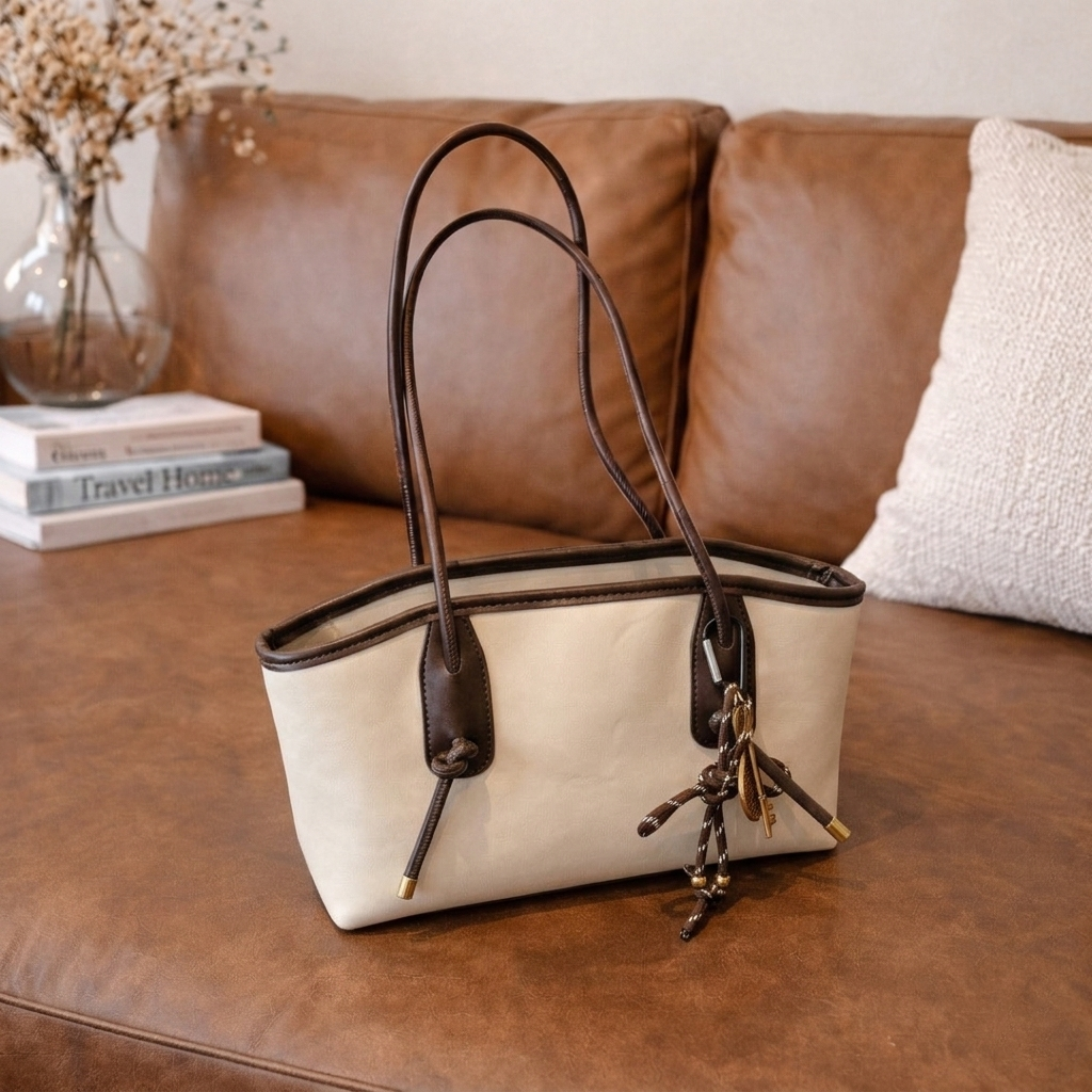 👝Women's Elegant Solid Color Large Capacity Shoulder Bag