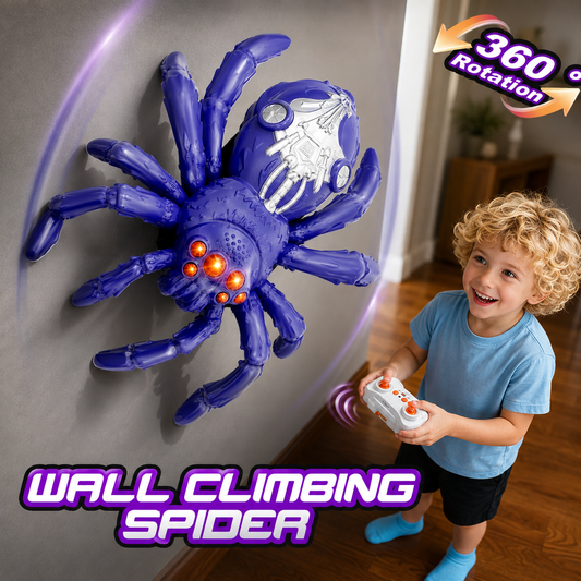Remote Control Wall-Climbing Spider Toy