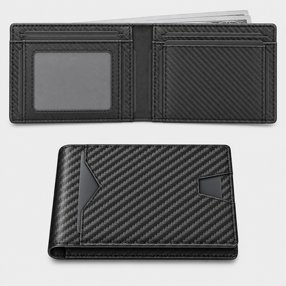 Men's RFID Minimalist Bifold Wallet