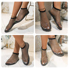 The Rhinestone Mesh Flats Women Keep Reaching For