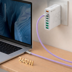 240W USB-C Lanyard Charging Cable, 2-in-1 Phone Strap & Fast Charger