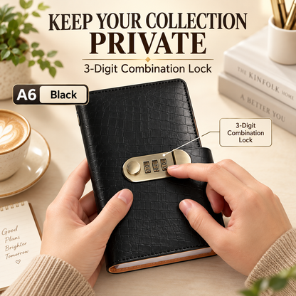 Locking Banknote Collection Booklet | Holds 100 Bills💵