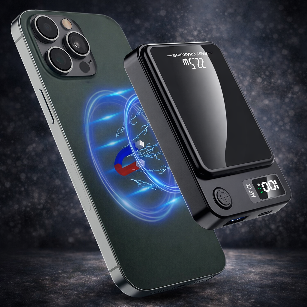 🔋 Magnetic Power Bank, Refined for Everyday Carry