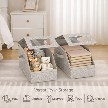 🏆⚡ 50K+ SOLD! Stackable Hat Storage Boxes for Baseball Caps