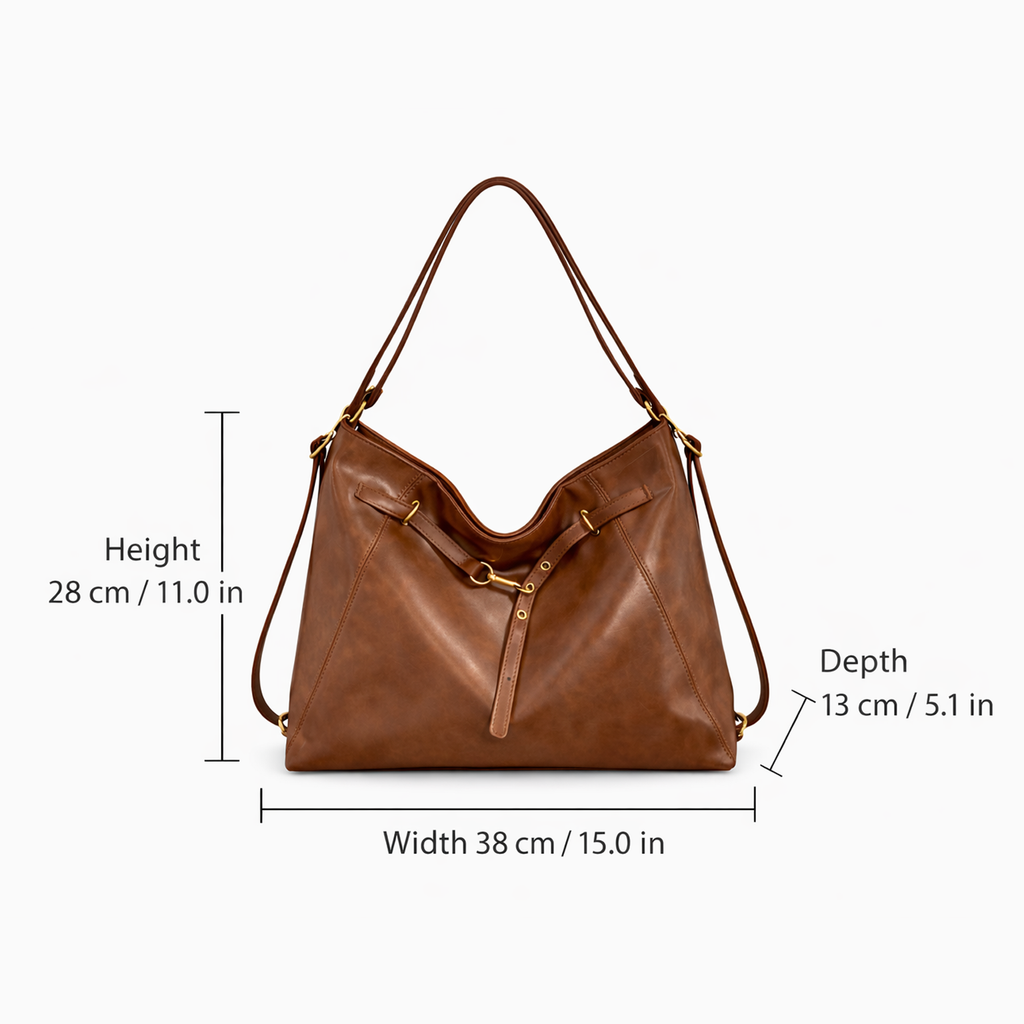 Effortlessly Chic Spacious Tote — Vintage Suede Feel, Timeless & Versatile