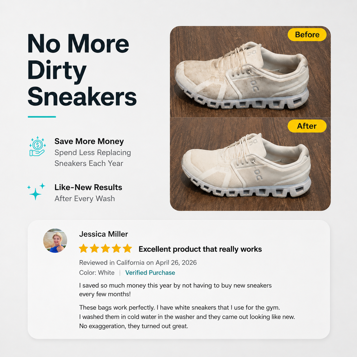 Jynvre Clean Sneakers In One Wash