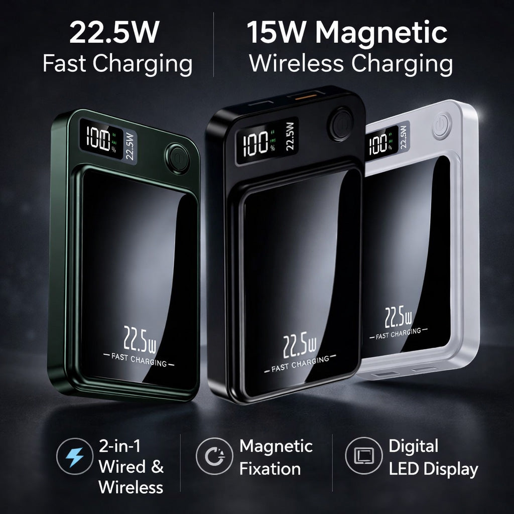 🔋 Magnetic Power Bank, Refined for Everyday Carry