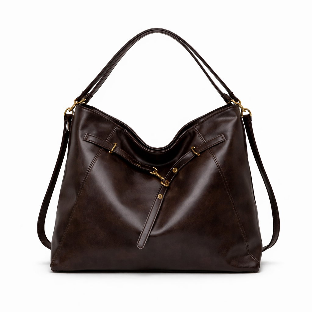 Effortlessly Chic Spacious Tote — Vintage Suede Feel, Timeless & Versatile