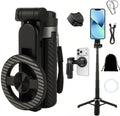 ✨4-in-1 Multifunctional 360° Rotation Magnetic Selfie Stick
