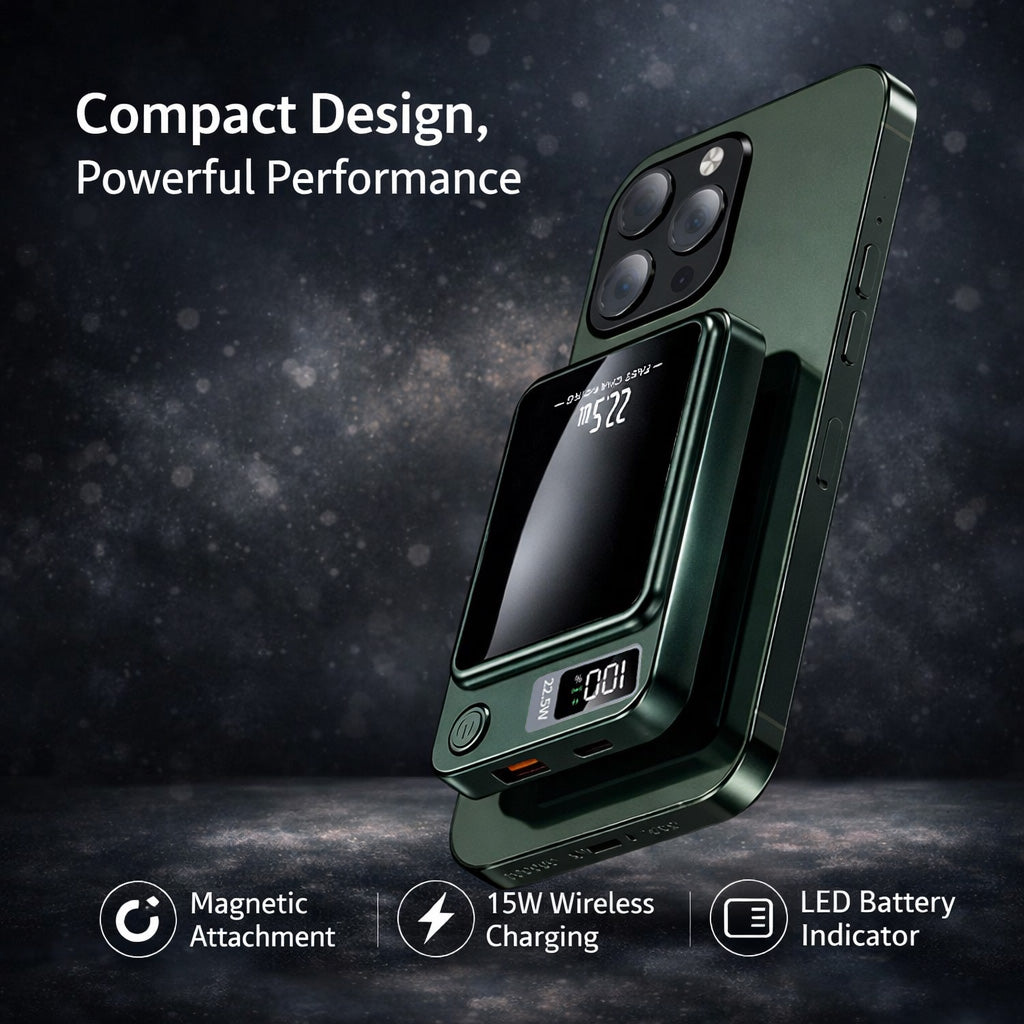 🔋 Magnetic Power Bank, Refined for Everyday Carry