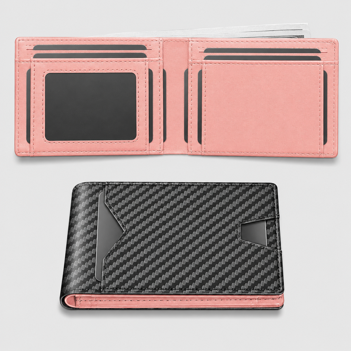 Men's RFID Minimalist Bifold Wallet