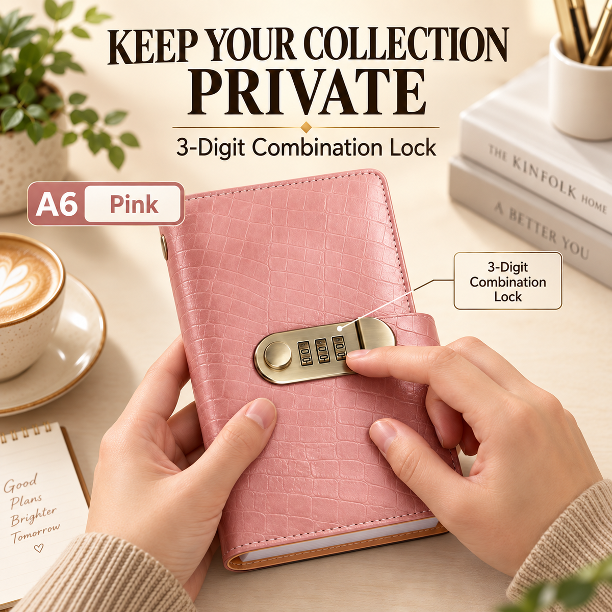 Locking Banknote Collection Booklet | Holds 100 Bills💵