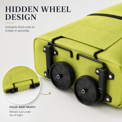 FOLDABLE 2-IN-1 SHOPPING BAG