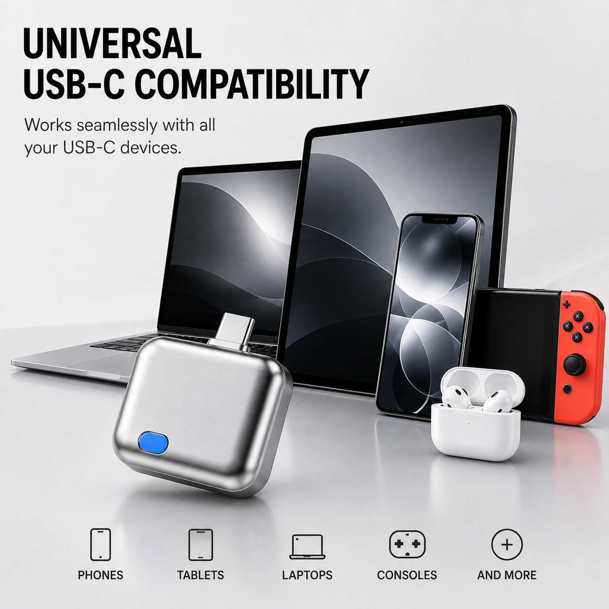 140W Smart Auto-Stop Charging Adapter