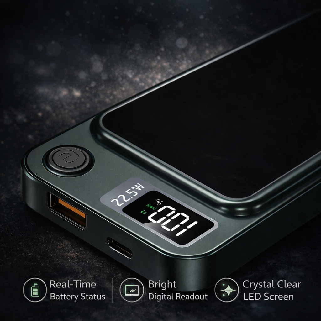🔋 Magnetic Power Bank, Refined for Everyday Carry