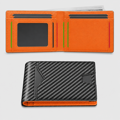 Men's RFID Minimalist Bifold Wallet