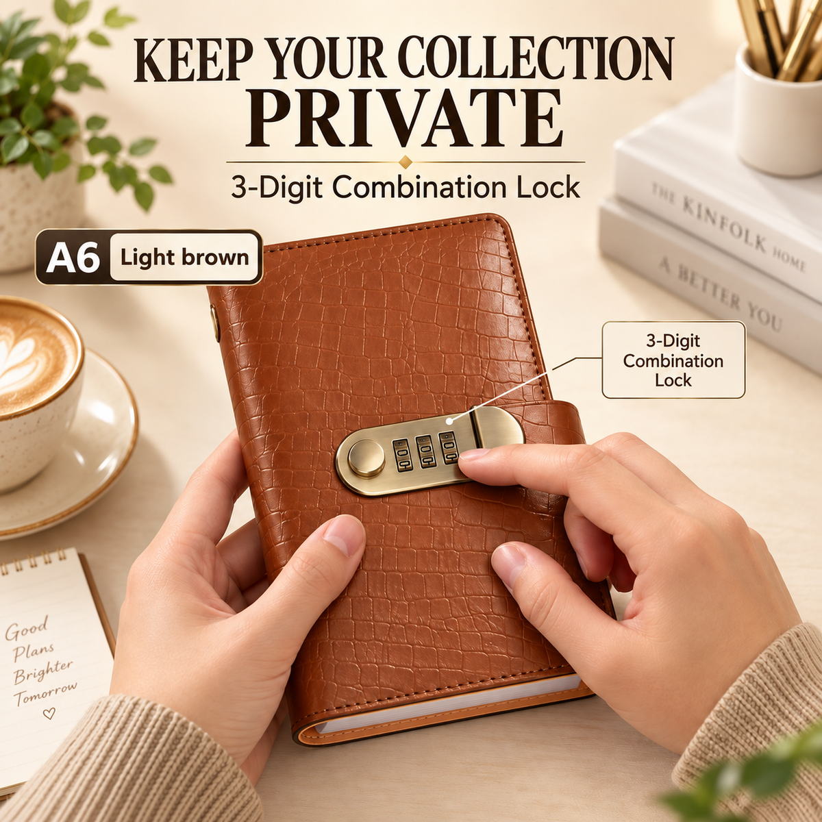 Locking Banknote Collection Booklet | Holds 100 Bills💵