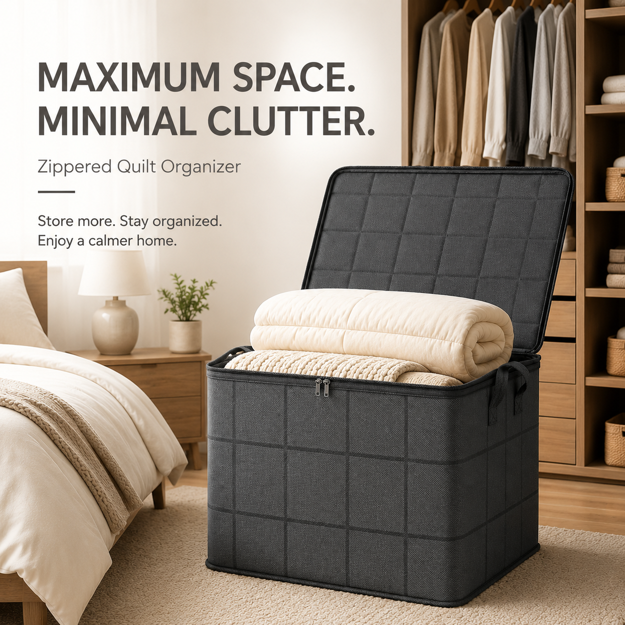Zippered Organizer for Quilts