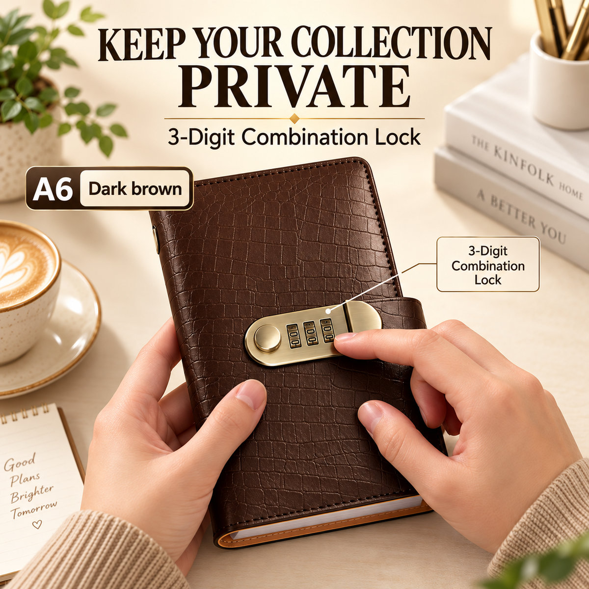 Locking Banknote Collection Booklet | Holds 100 Bills💵