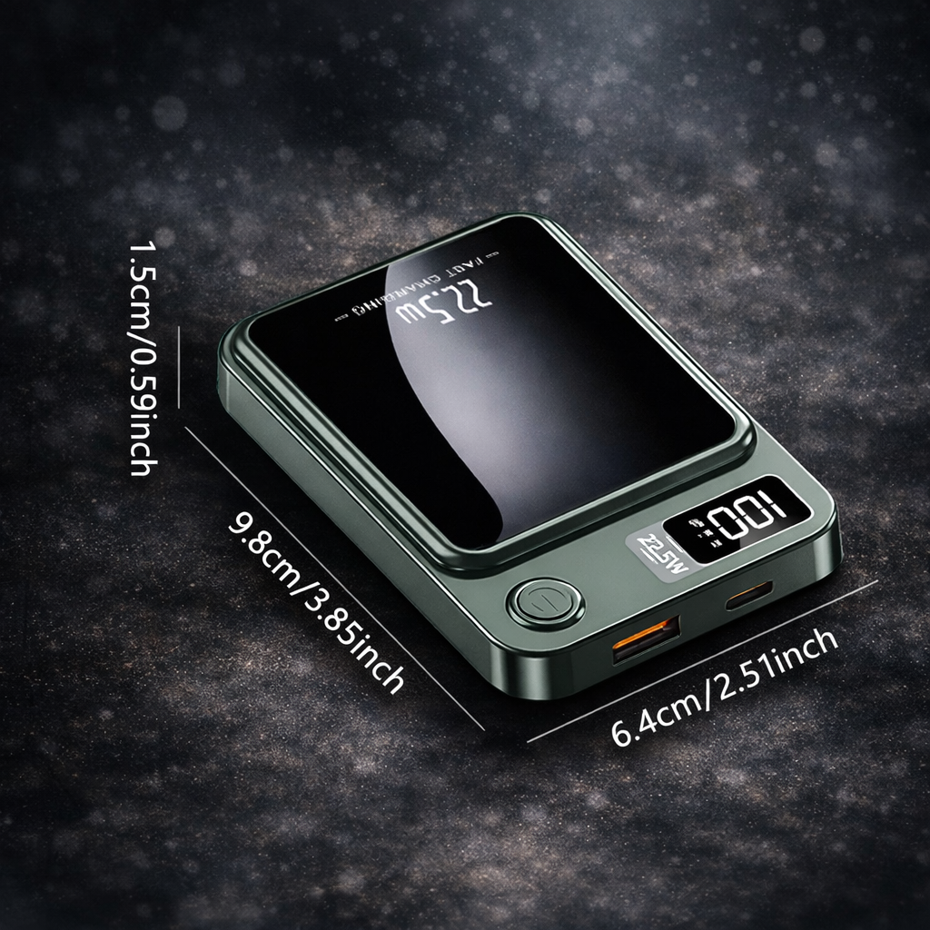 🔋 Magnetic Power Bank, Refined for Everyday Carry