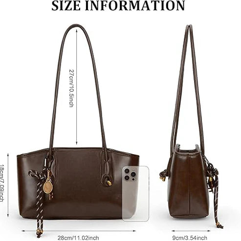 👝Women's Elegant Solid Color Large Capacity Shoulder Bag