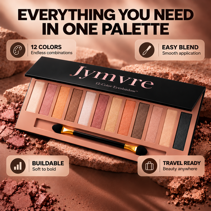 12-color purpose Eyeshadow Disc