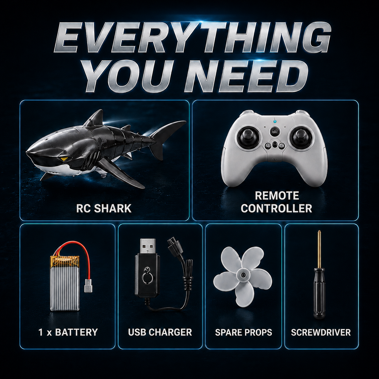 Remote Control Shark Toy