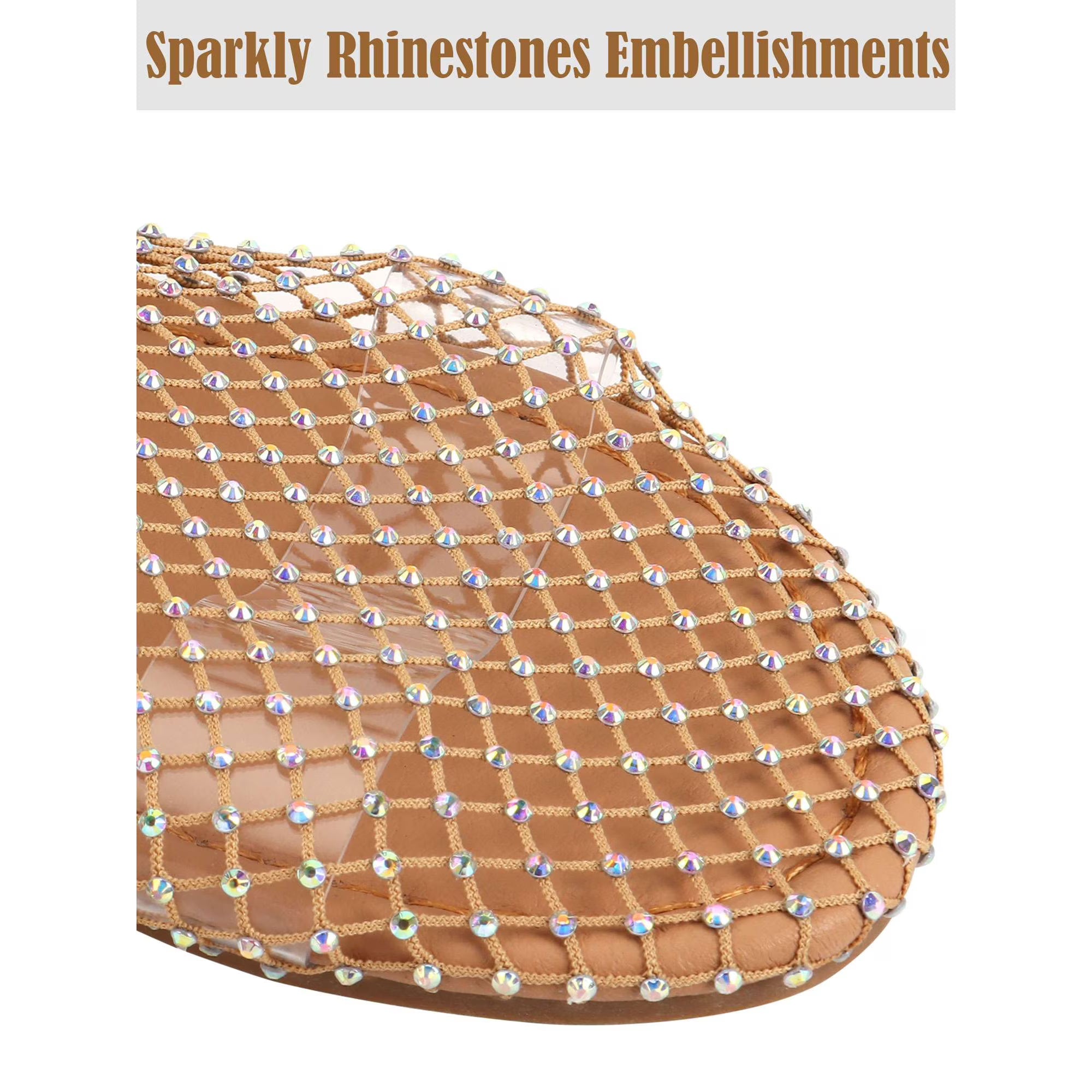 The Rhinestone Mesh Flats Women Keep Reaching For