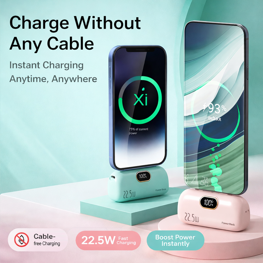 🔋 New Products Limited Time Offer ✨ 5000mAh Mini Portable Phone Power Bank