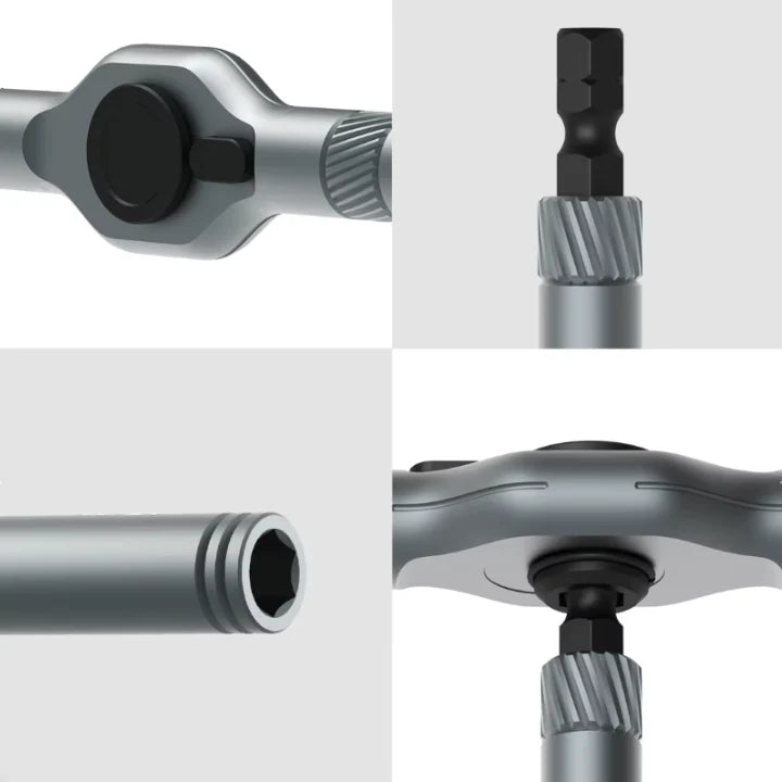 24-in-1 Multi-Purpose Magnetic Ratchet Screwdriver & Wrench Set