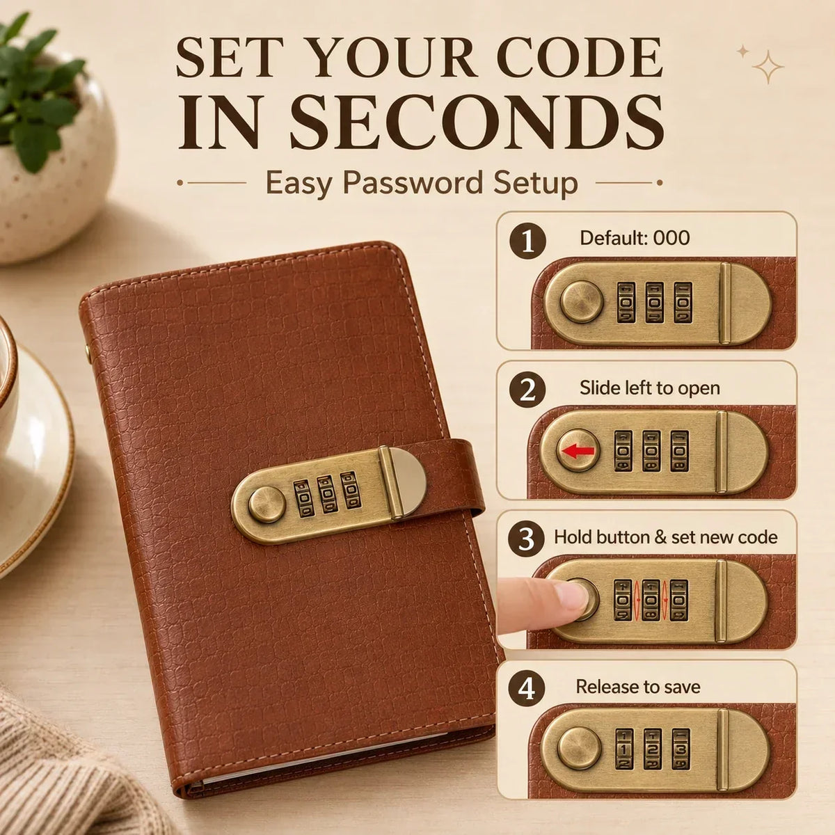 Locking Banknote Collection Booklet | Holds 100 Bills💵
