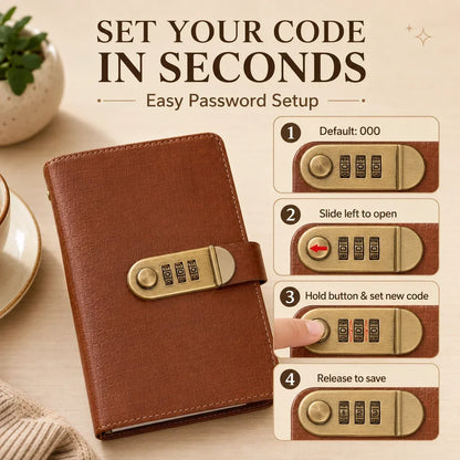Locking Banknote Collection Booklet | Holds 100 Bills💵