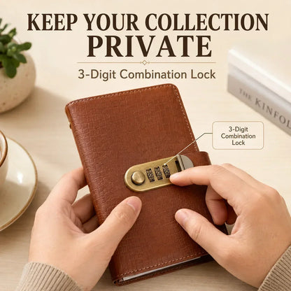 Locking Banknote Collection Booklet | Holds 100 Bills💵