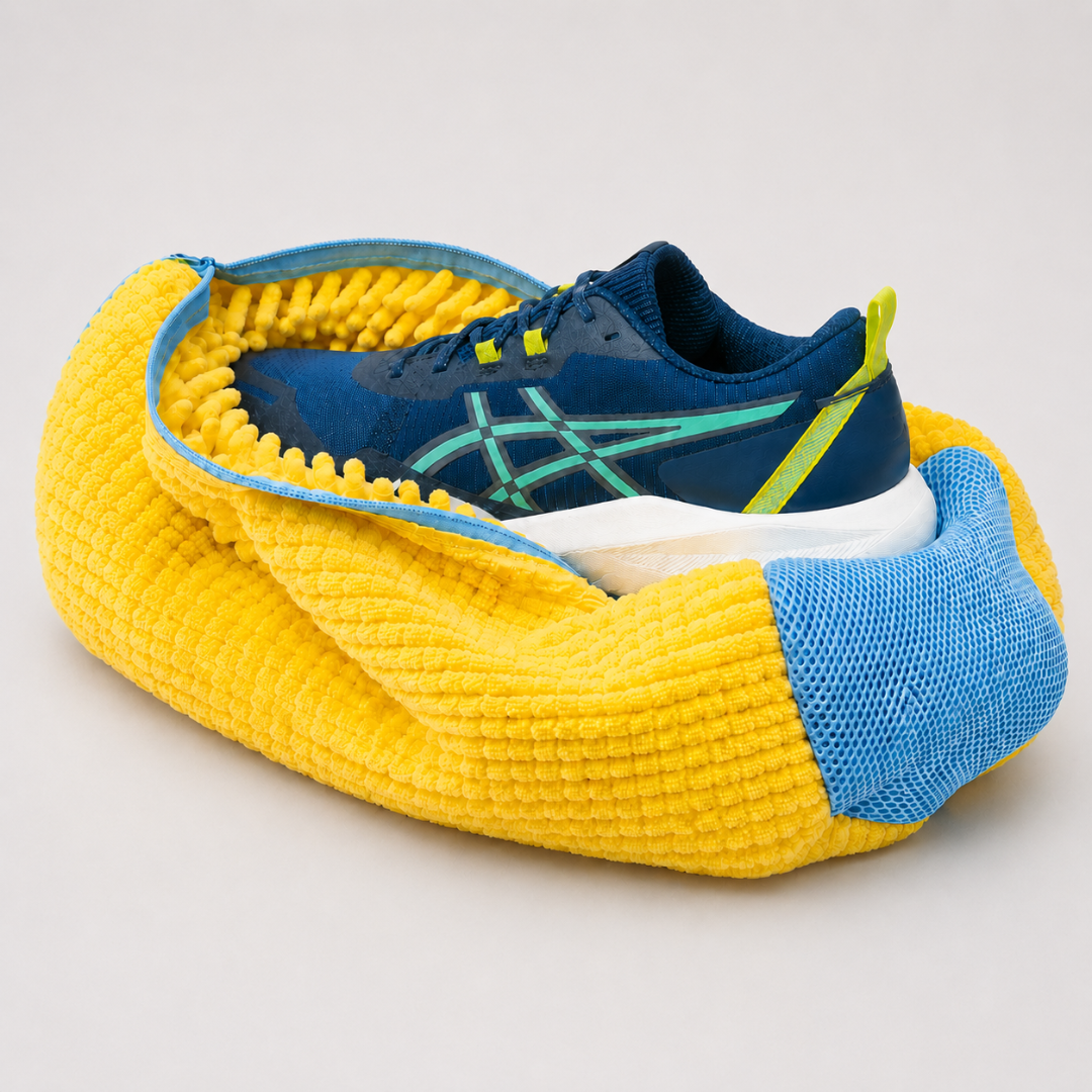 Yellow Sneaker Wash Bag
