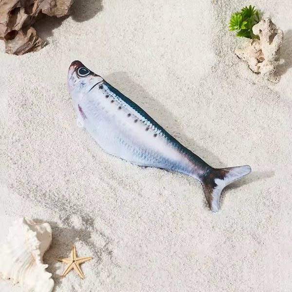Petgravity Bitesized Realistic Flopping Fish Cat Toy 3 Pack