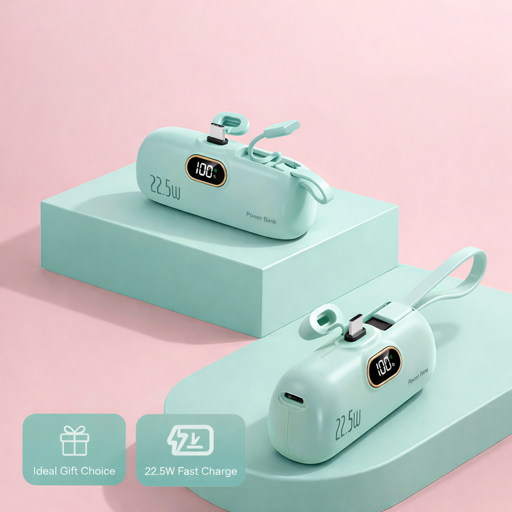 🔋 New Products Limited Time Offer ✨ 5000mAh Mini Portable Phone Power Bank