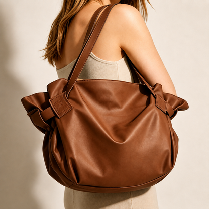 Women's Durable Canvas Tote Reusable Bag - 2-in-1 Collapsible