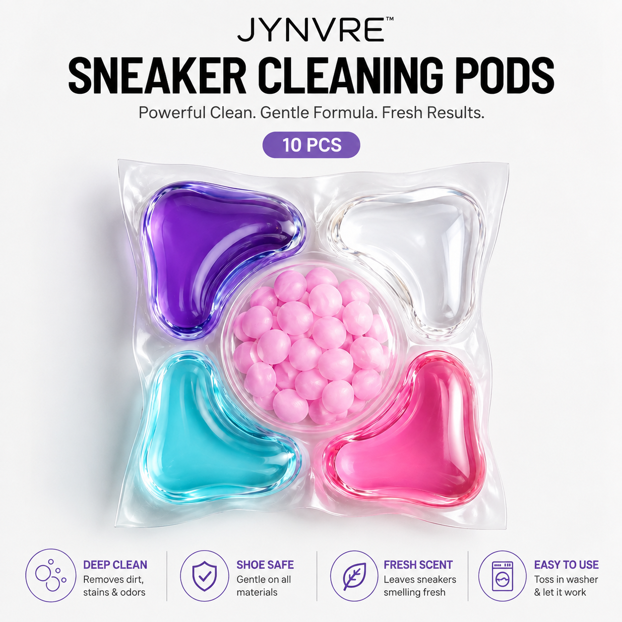 Jynvre Sneaker Wash Bag & Cleaning Pods Bundle