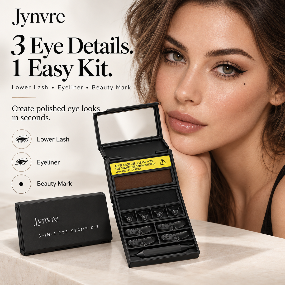 Jynvre 3-IN-1 Eye Stamp Kit